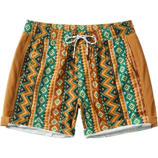 Men's Casual Drawstring Corduroy Shorts Elastic Waist Summer Shorts with Pocket