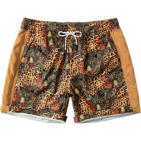 Men's Casual Drawstring Corduroy Shorts Elastic Waist Summer Shorts with Pocket