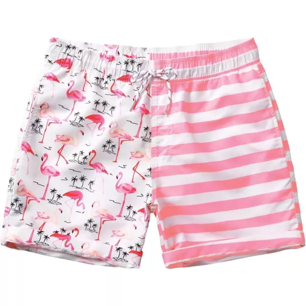 Mens Swimming Trunks Quick Dry Swim Shorts with Mesh Lining Beach Shorts