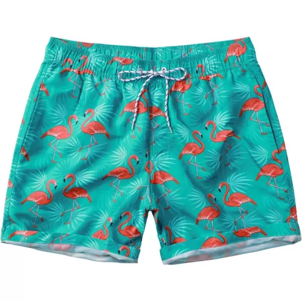 Mens Swimming Trunks Quick Dry Swim Shorts with Mesh Lining Beach Shorts