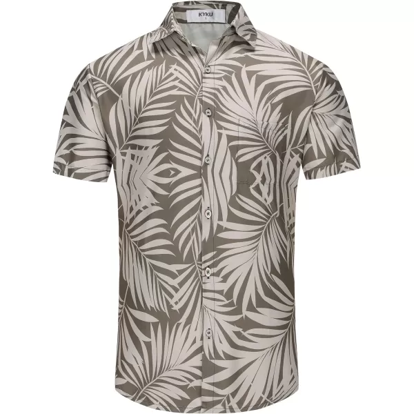 KYKU Hawaiian Shirt for Men - Funny Vacation Tropical Beach Shirts Short Sleeve Button Down Summer Clothes with Pockets