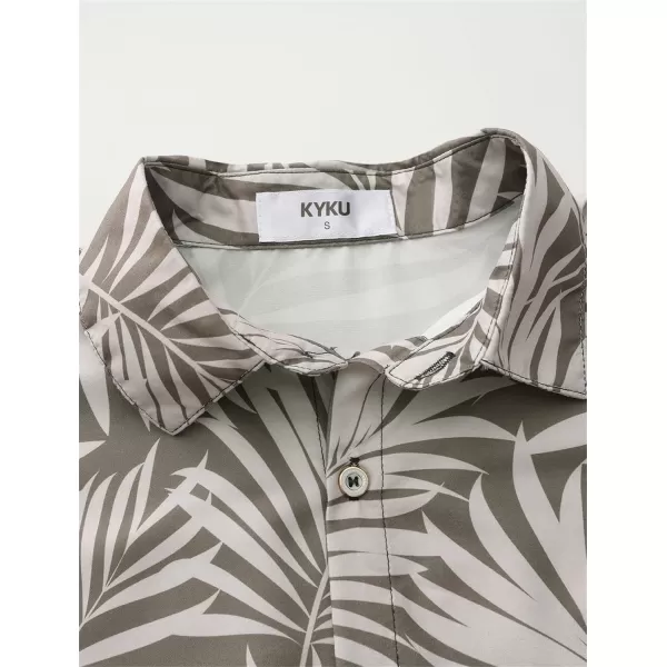 KYKU Hawaiian Shirt for Men - Funny Vacation Tropical Beach Shirts Short Sleeve Button Down Summer Clothes with Pockets