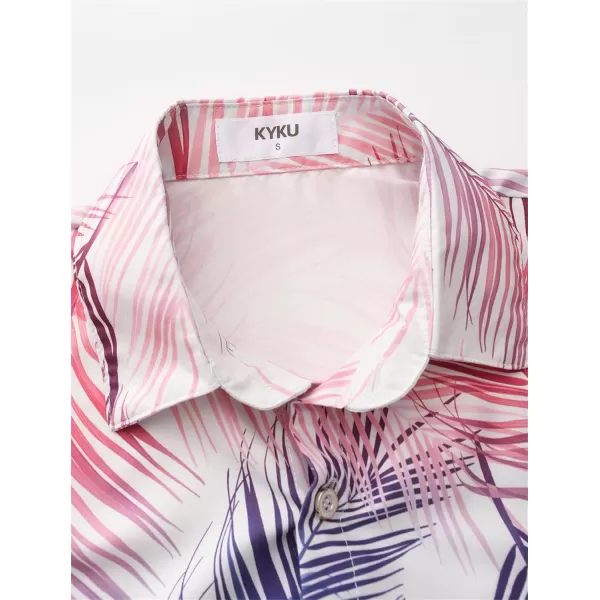 KYKU Hawaiian Shirt for Men - Funny Vacation Tropical Beach Shirts Short Sleeve Button Down Summer Clothes with Pockets