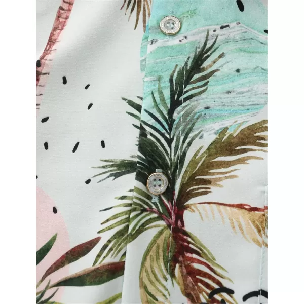 KYKU Hawaiian Shirt for Men - Funny Vacation Tropical Beach Shirts Short Sleeve Button Down Summer Clothes with Pockets