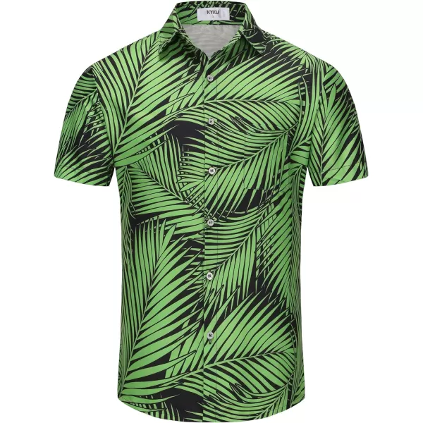 KYKU Hawaiian Shirt for Men - Funny Vacation Tropical Beach Shirts Short Sleeve Button Down Summer Clothes with Pockets
