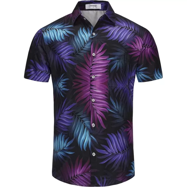 KYKU Hawaiian Shirt for Men - Funny Vacation Tropical Beach Shirts Short Sleeve Button Down Summer Clothes with Pockets