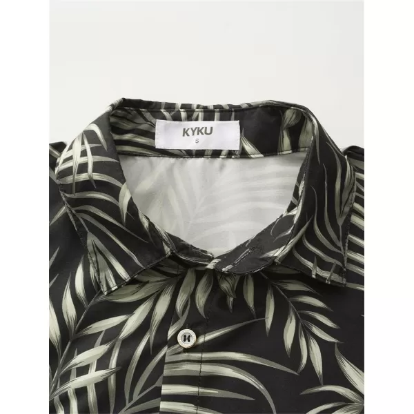 KYKU Hawaiian Shirt for Men - Funny Vacation Tropical Beach Shirts Short Sleeve Button Down Summer Clothes with Pockets