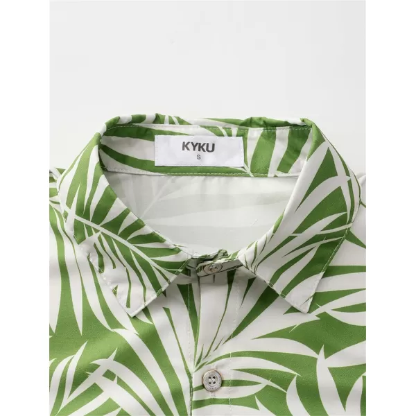 KYKU Hawaiian Shirt for Men - Funny Vacation Tropical Beach Shirts Short Sleeve Button Down Summer Clothes with Pockets