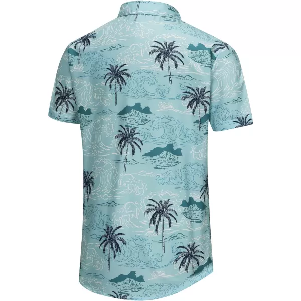 KYKU Hawaiian Shirt for Men - Funny Vacation Tropical Beach Shirts Short Sleeve Button Down Summer Clothes with Pockets