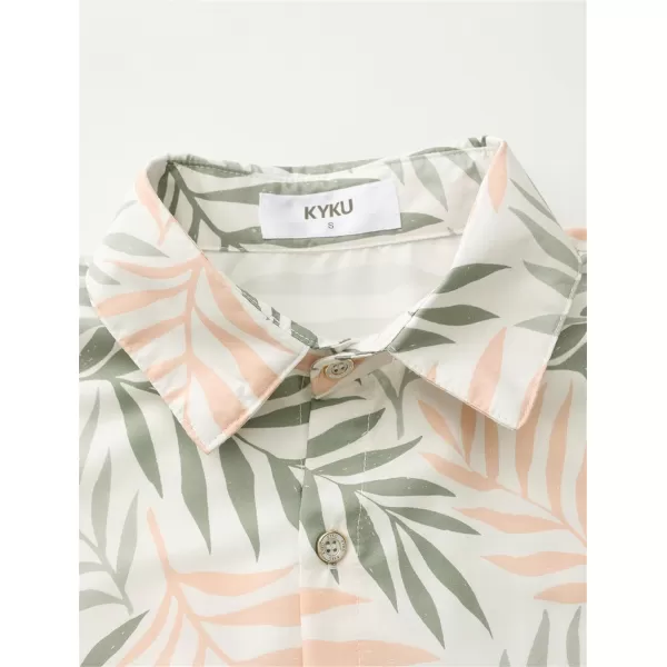 KYKU Hawaiian Shirt for Men - Funny Vacation Tropical Beach Shirts Short Sleeve Button Down Summer Clothes with Pockets