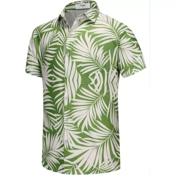 KYKU Hawaiian Shirt for Men - Funny Vacation Tropical Beach Shirts Short Sleeve Button Down Summer Clothes with Pockets