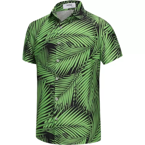 KYKU Hawaiian Shirt for Men - Funny Vacation Tropical Beach Shirts Short Sleeve Button Down Summer Clothes with Pockets