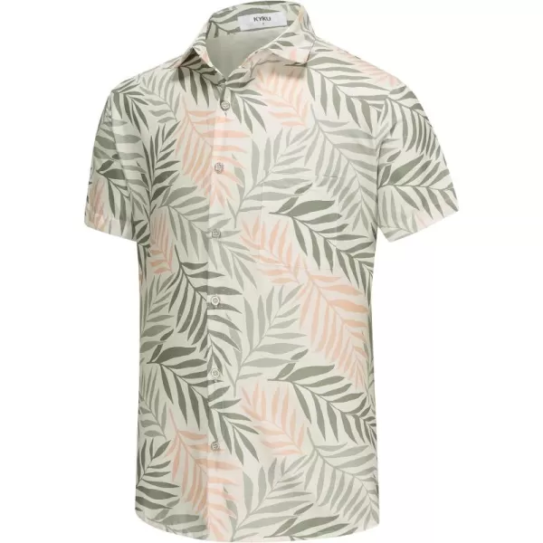 KYKU Hawaiian Shirt for Men - Funny Vacation Tropical Beach Shirts Short Sleeve Button Down Summer Clothes with Pockets