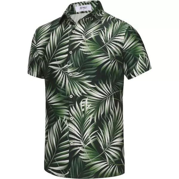 KYKU Hawaiian Shirt for Men - Funny Vacation Tropical Beach Shirts Short Sleeve Button Down Summer Clothes with Pockets