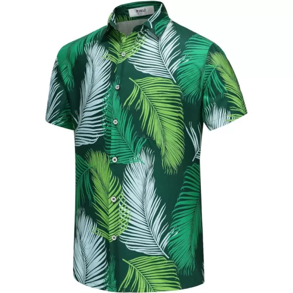 KYKU Hawaiian Shirt for Men - Funny Vacation Tropical Beach Shirts Short Sleeve Button Down Summer Clothes with Pockets