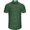 imageKYKU Men Shirts Button Down Short Sleeve Casual Summer Beach Vacation ClothingMen Button Short Sleeve Shirts Forests Green