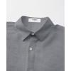 imageKYKU Men Shirts Button Down Short Sleeve Casual Summer Beach Vacation ClothingMen Button Short Sleeve Shirts Gray