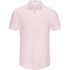 imageKYKU Men Shirts Button Down Short Sleeve Casual Summer Beach Vacation ClothingMen Button Short Sleeve Shirts Light Pink