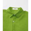 imageKYKU Men Shirts Button Down Short Sleeve Casual Summer Beach Vacation ClothingMen Button Short Sleeve Shirts Neon Green