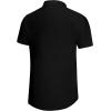 imageKYKU Summer Men Button Shirts  Casual Beach Short Sleeve Clothes  Fashion Lightweight Plain Clothing with PocketMen Button Short Sleeve Shirts Black