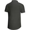 imageKYKU Summer Men Button Shirts  Casual Beach Short Sleeve Clothes  Fashion Lightweight Plain Clothing with PocketMen Button Short Sleeve Shirts Dark Gray