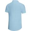 imageKYKU Summer Men Button Shirts  Casual Beach Short Sleeve Clothes  Fashion Lightweight Plain Clothing with PocketMen Button Short Sleeve Shirts Light Blue