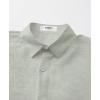 imageKYKU Summer Men Button Shirts  Casual Beach Short Sleeve Clothes  Fashion Lightweight Plain Clothing with PocketMen Button Short Sleeve Shirts Light Grey