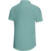 imageKYKU Summer Men Button Shirts  Casual Beach Short Sleeve Clothes  Fashion Lightweight Plain Clothing with PocketMen Button Short Sleeve Shirts Light Green