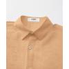 imageKYKU Summer Men Button Shirts  Casual Beach Short Sleeve Clothes  Fashion Lightweight Plain Clothing with PocketMen Button Short Sleeve Shirts Light Orange