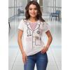 imageKYKU Unisex White Lab Coat  Doctor Nurse Costume Funny Halloween TShirt  Medical Staff Cosplay Clothing AdultHalloween Doctor Lab Coat Costume White Pink