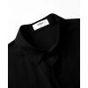 imageKYKU Cotton Shirt for Men Casual Beach Summer Button Down Short Sleeve ClothesBlack Cotton Button Down Shirt Men