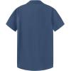 imageKYKU Cotton Shirt for Men Casual Beach Summer Button Down Short Sleeve ClothesBlue Cotton Button Down Shirt Men