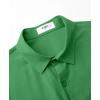 imageKYKU Cotton Shirt for Men Casual Beach Summer Button Down Short Sleeve ClothesDark Green Cotton Button Down Shirt Men