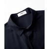 imageKYKU Cotton Shirt for Men Casual Beach Summer Button Down Short Sleeve ClothesDark Navy Cotton Button Down Shirt Men
