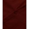 imageKYKU Cotton Shirt for Men Casual Beach Summer Button Down Short Sleeve ClothesDark Red Cotton Button Down Shirt Men