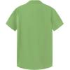 imageKYKU Cotton Shirt for Men Casual Beach Summer Button Down Short Sleeve ClothesGreen Cotton Button Down Shirt Men