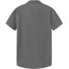 imageKYKU Cotton Shirt for Men Casual Beach Summer Button Down Short Sleeve ClothesGrey Cotton Button Down Shirt Men
