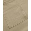 imageKYKU Cotton Shirt for Men Casual Beach Summer Button Down Short Sleeve ClothesKhaki Cotton Button Down Shirt Men
