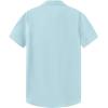imageKYKU Cotton Shirt for Men Casual Beach Summer Button Down Short Sleeve ClothesLight Blue Cotton Button Down Shirt Men