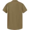 imageKYKU Cotton Shirt for Men Casual Beach Summer Button Down Short Sleeve ClothesLight Brown Cotton Button Down Shirt Men