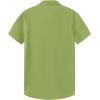 imageKYKU Cotton Shirt for Men Casual Beach Summer Button Down Short Sleeve ClothesLight Green Cotton Button Down Shirt Men