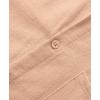 imageKYKU Cotton Shirt for Men Casual Beach Summer Button Down Short Sleeve ClothesLight Pink Cotton Button Down Shirt Men