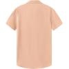 imageKYKU Cotton Shirt for Men Casual Beach Summer Button Down Short Sleeve ClothesLight Pink Cotton Button Down Shirt Men