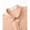 imageKYKU Cotton Shirt for Men Casual Beach Summer Button Down Short Sleeve ClothesLight Pink Cotton Button Down Shirt Men