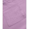 imageKYKU Cotton Shirt for Men Casual Beach Summer Button Down Short Sleeve ClothesLight Purple Cotton Button Down Shirt Men