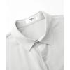 imageKYKU Cotton Shirt for Men Casual Beach Summer Button Down Short Sleeve ClothesWhite Cotton Button Down Shirt Men