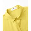 imageKYKU Cotton Shirt for Men Casual Beach Summer Button Down Short Sleeve ClothesYellow Cotton Button Down Shirt Men
