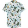 imageKYKU Hawaiian Shirt for Men Beach Vacation Summer Short Sleeve Button Down Mens Shirts Casual StylishBeach Multicolor Men Hawaiian Button Shirt