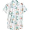imageKYKU Hawaiian Shirt for Men Beach Vacation Summer Short Sleeve Button Down Mens Shirts Casual StylishBoat White Men Hawaiian Button Shirt