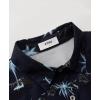 imageKYKU Hawaiian Shirt for Men Beach Vacation Summer Short Sleeve Button Down Mens Shirts Casual StylishDark Navy Men Hawaiian Button Down Shirts